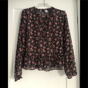 H&M floral blouse